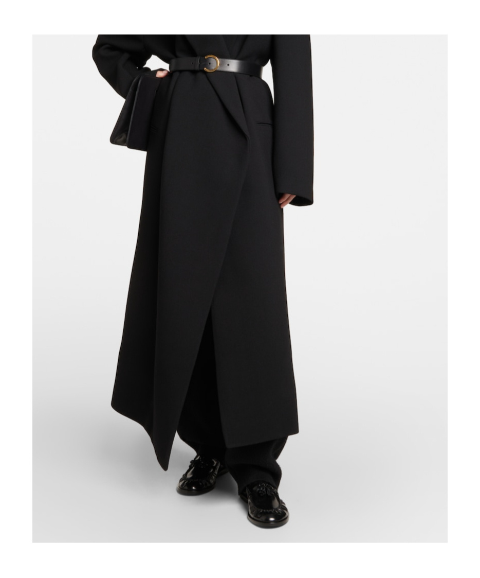 The Row Patent Leather Loafers In Black