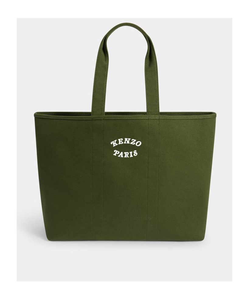 Kenzo Large Verdy Market Tote Bag In Green