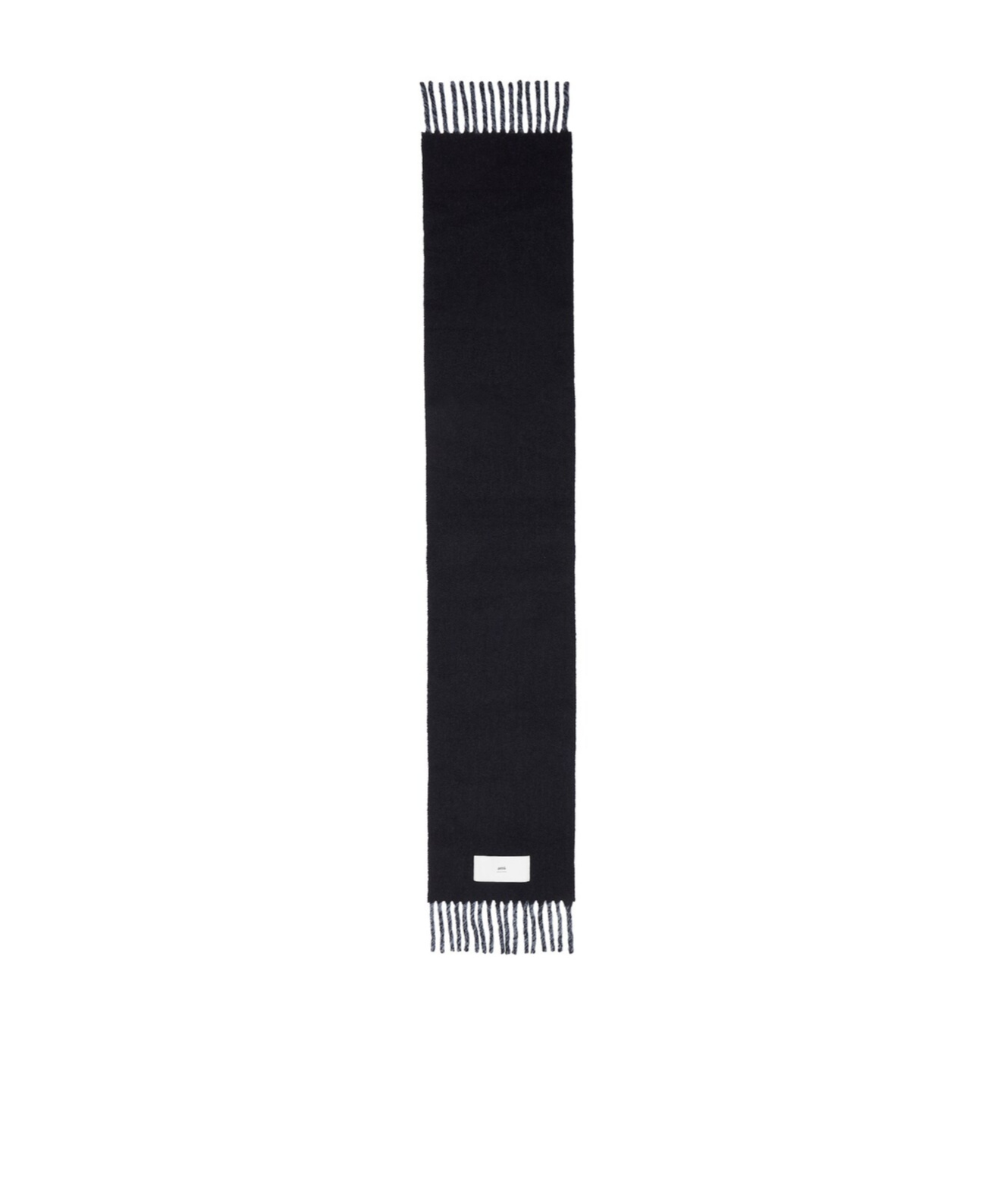 Ami Alexandre Mattiussi Logo Scarf In Black