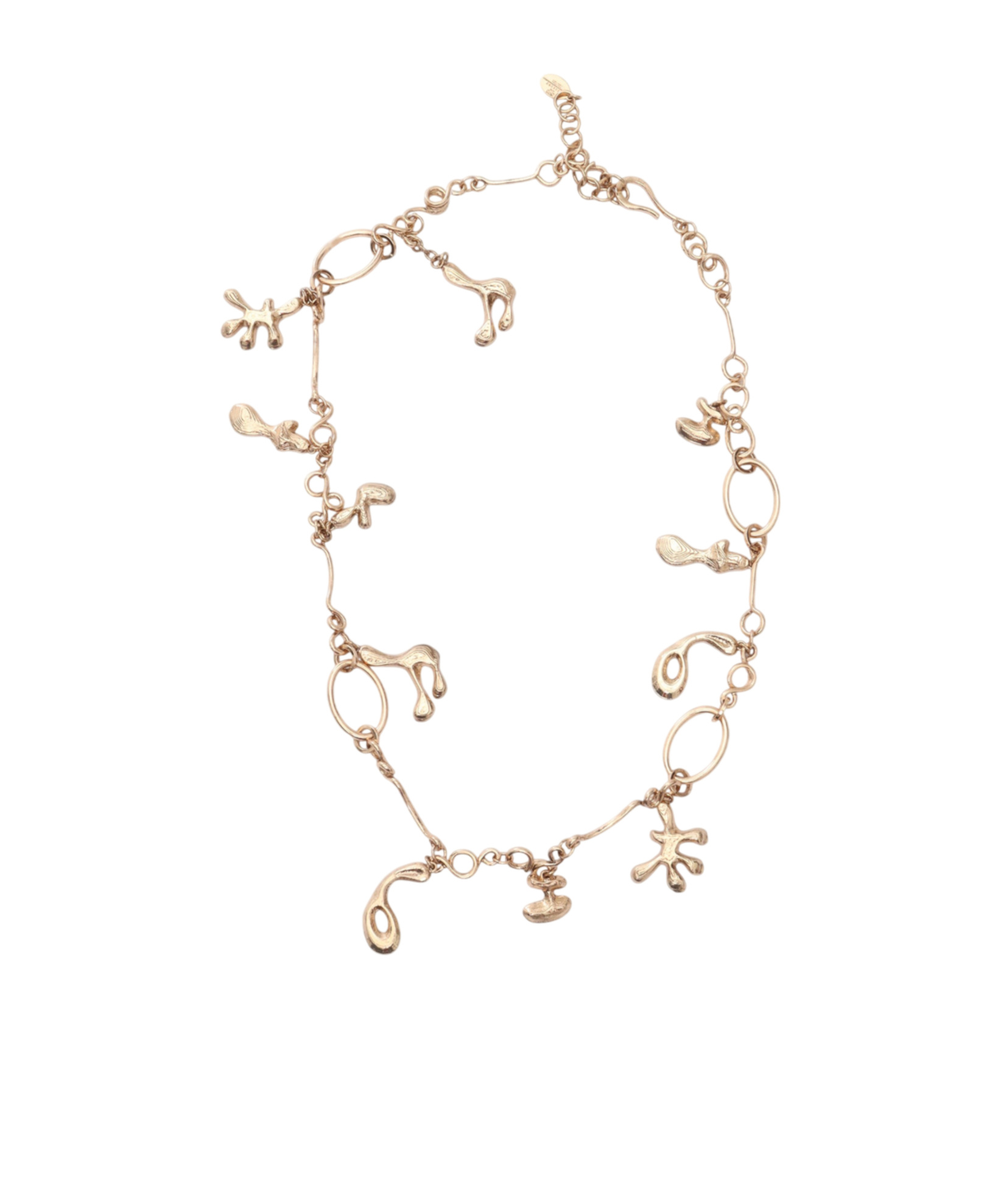 Weekend Max Mara Decorative Pendant Necklace In Yellow