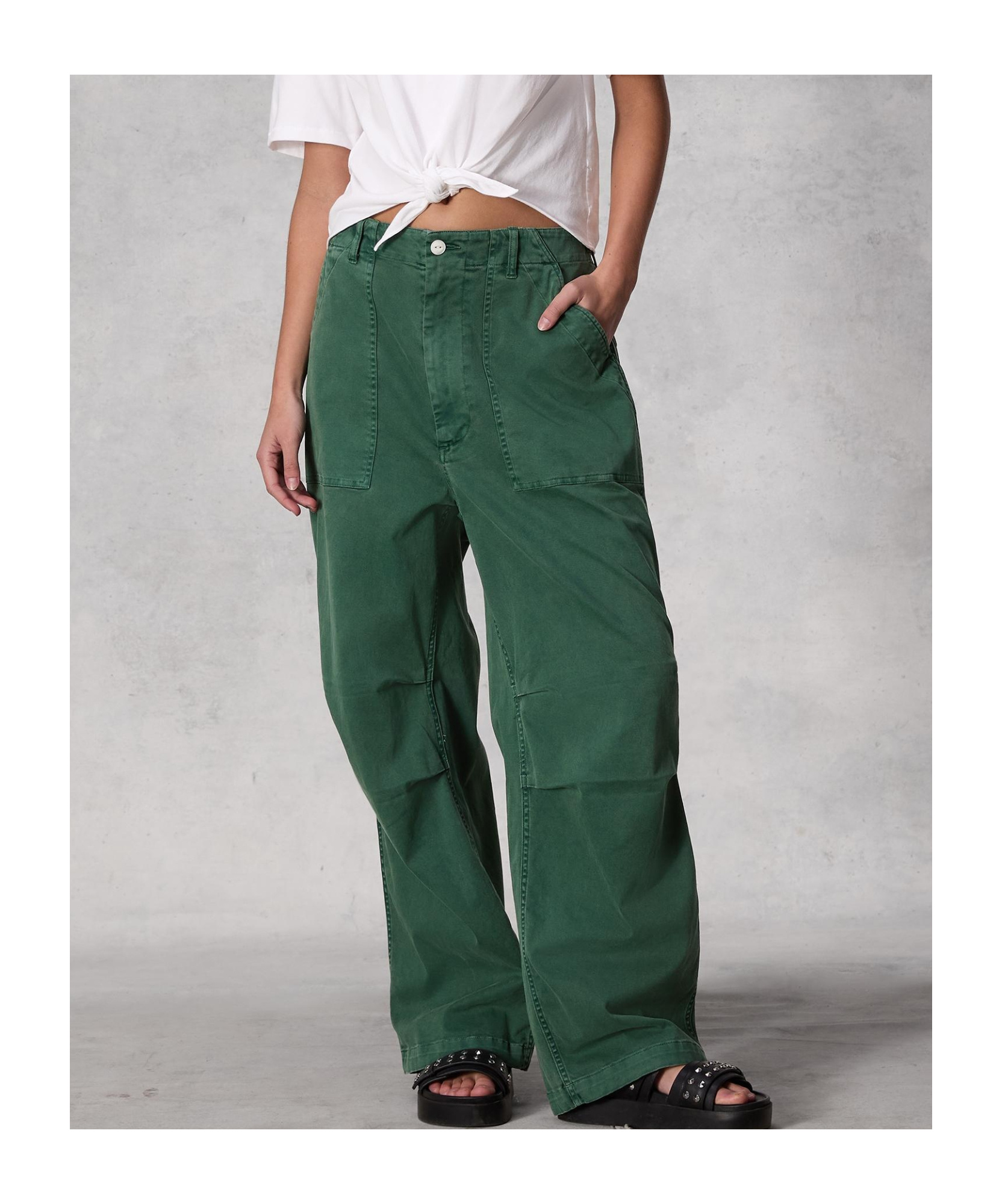 Rag & Bone Savannah Cotton Twill Pant Relaxed Fit