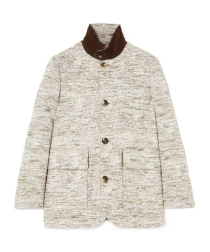 Loro Piana Roadster Mini Jacket In White