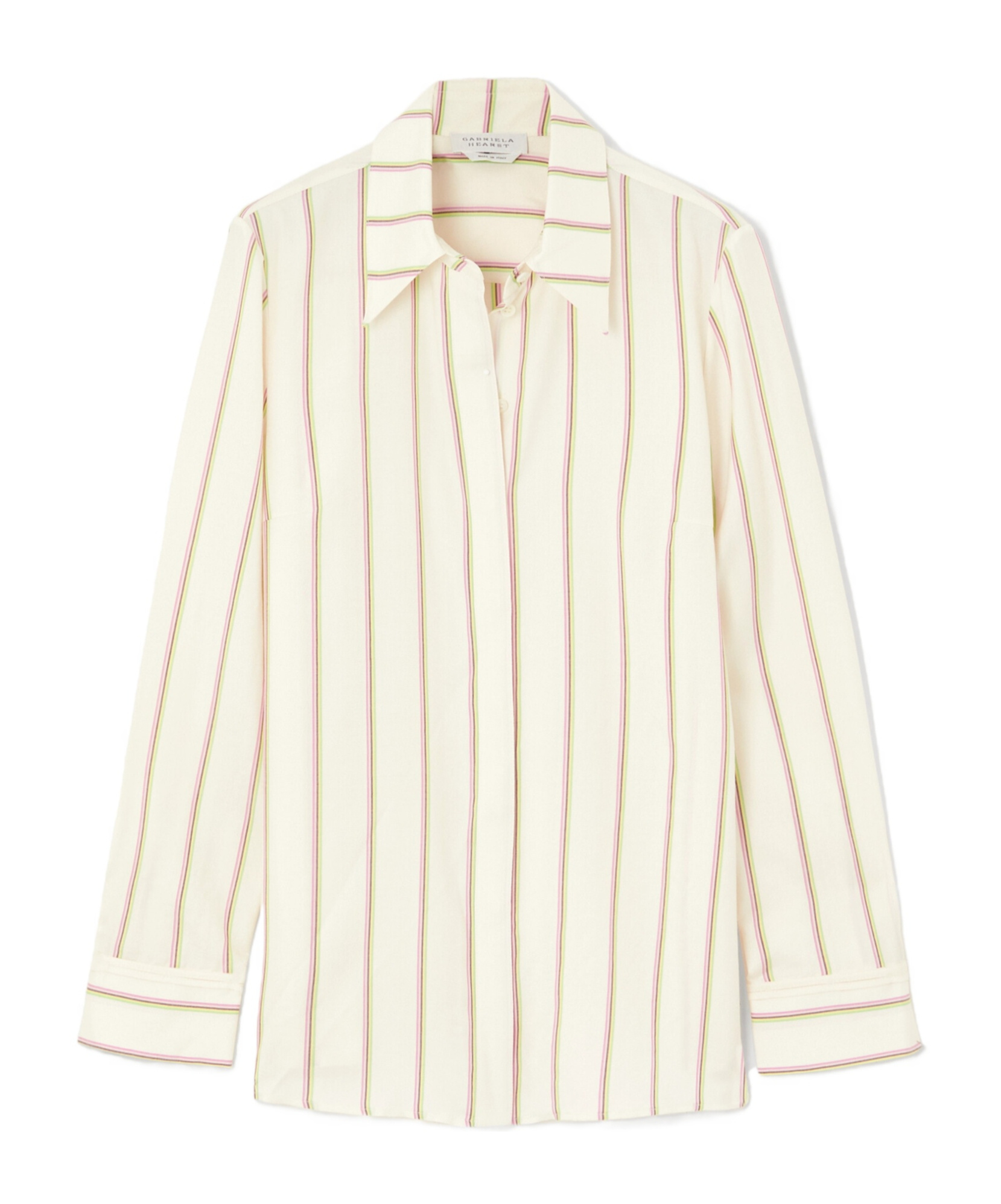 Gabriela Hearst Long Sleeve Shirt In White