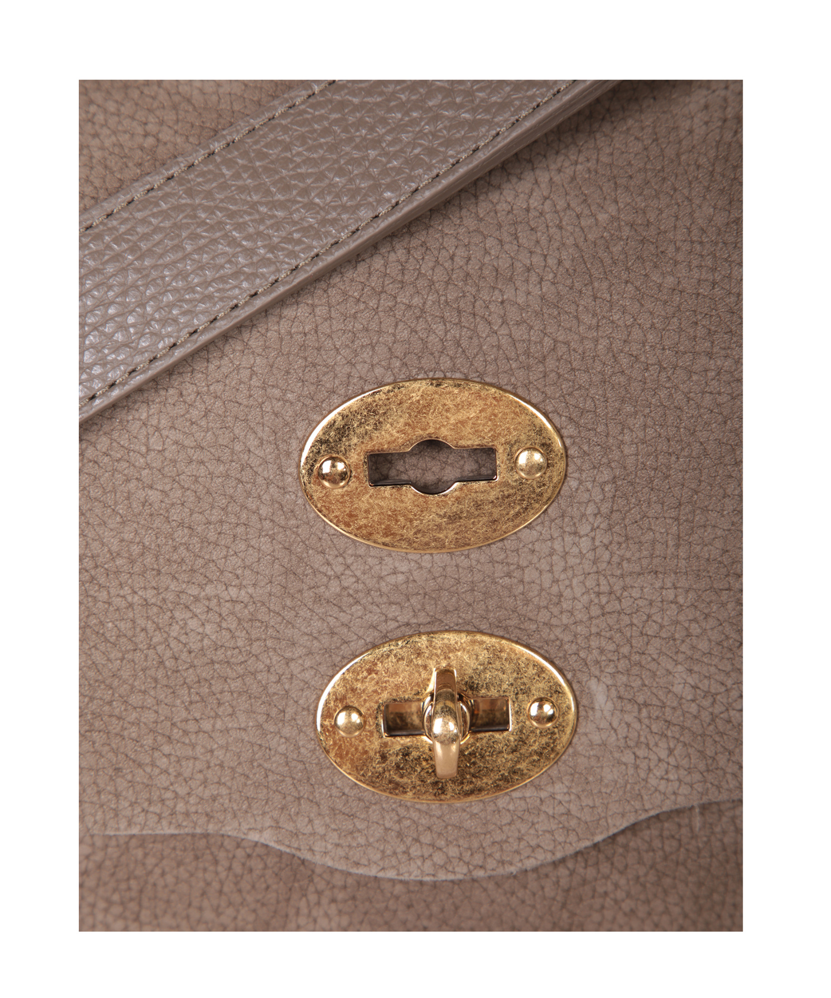 Shop Zanellato Flip Shoulder Bag In Brown