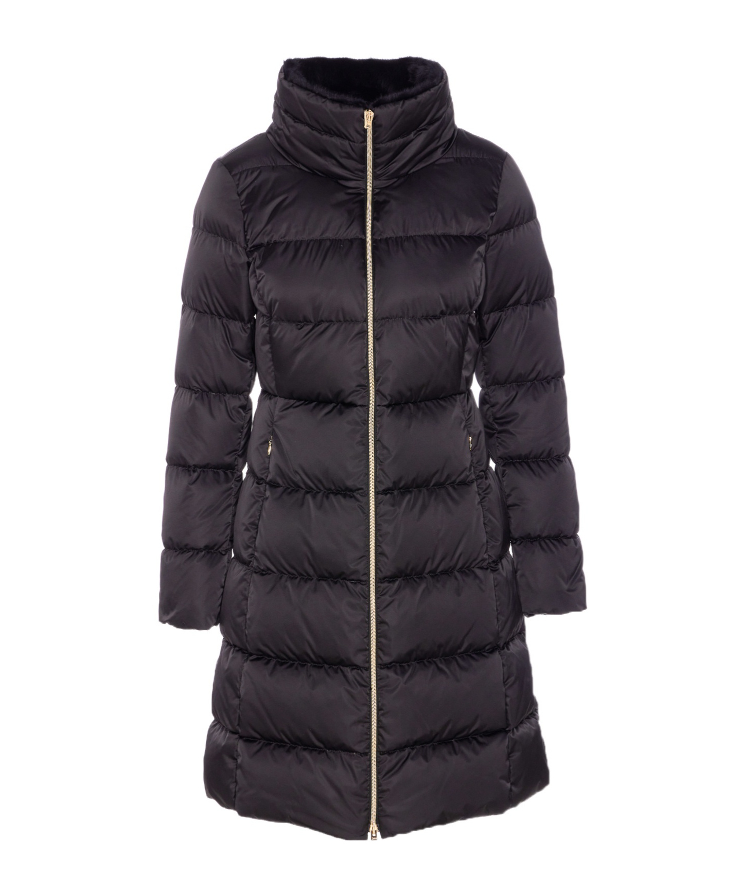 Herno High Neck Long Sleeveless Padded Jacket