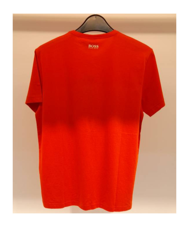 Hugo Boss Item O-neck Short-sleeved T-shirt In Red