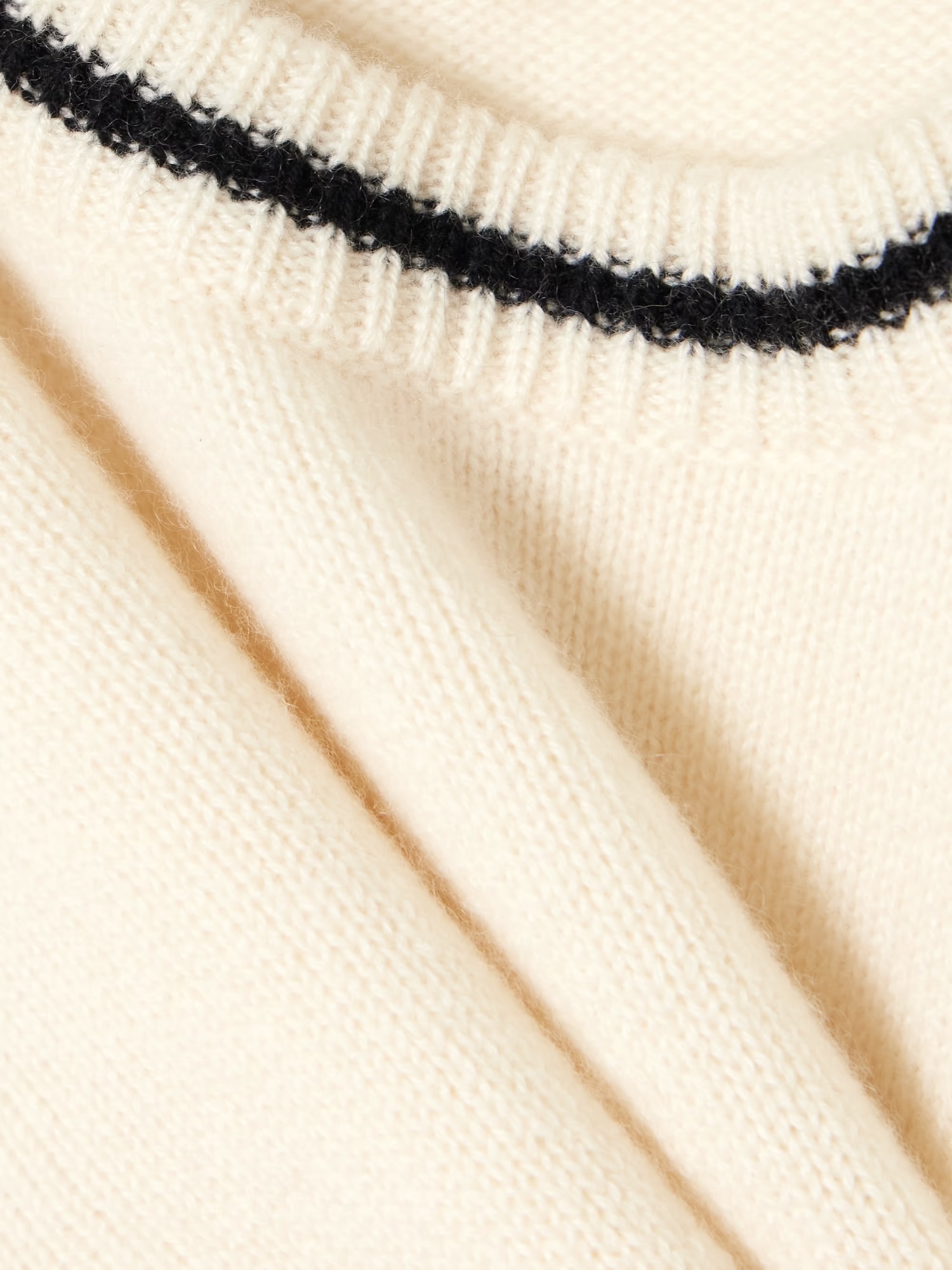 Frame Pointelle-knit T-shirt In White