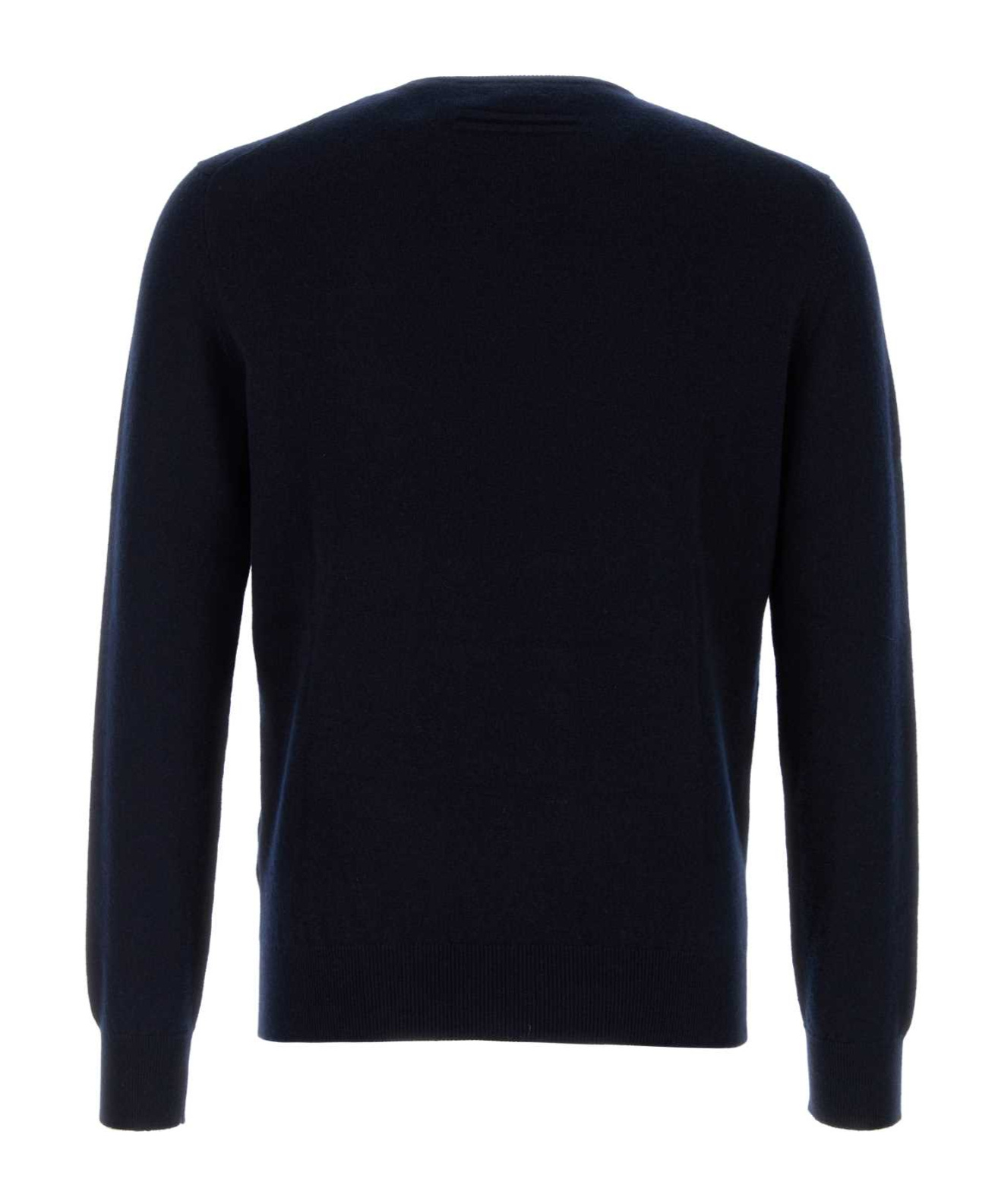 Zegna Men's Dark Cashmere Sweater In Black