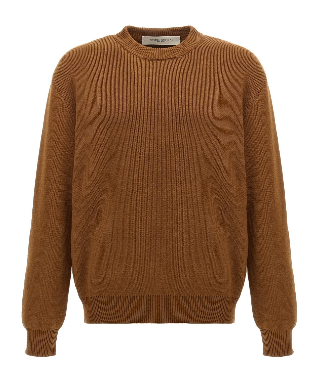 Golden Goose Davis Basic Sweater In Brown