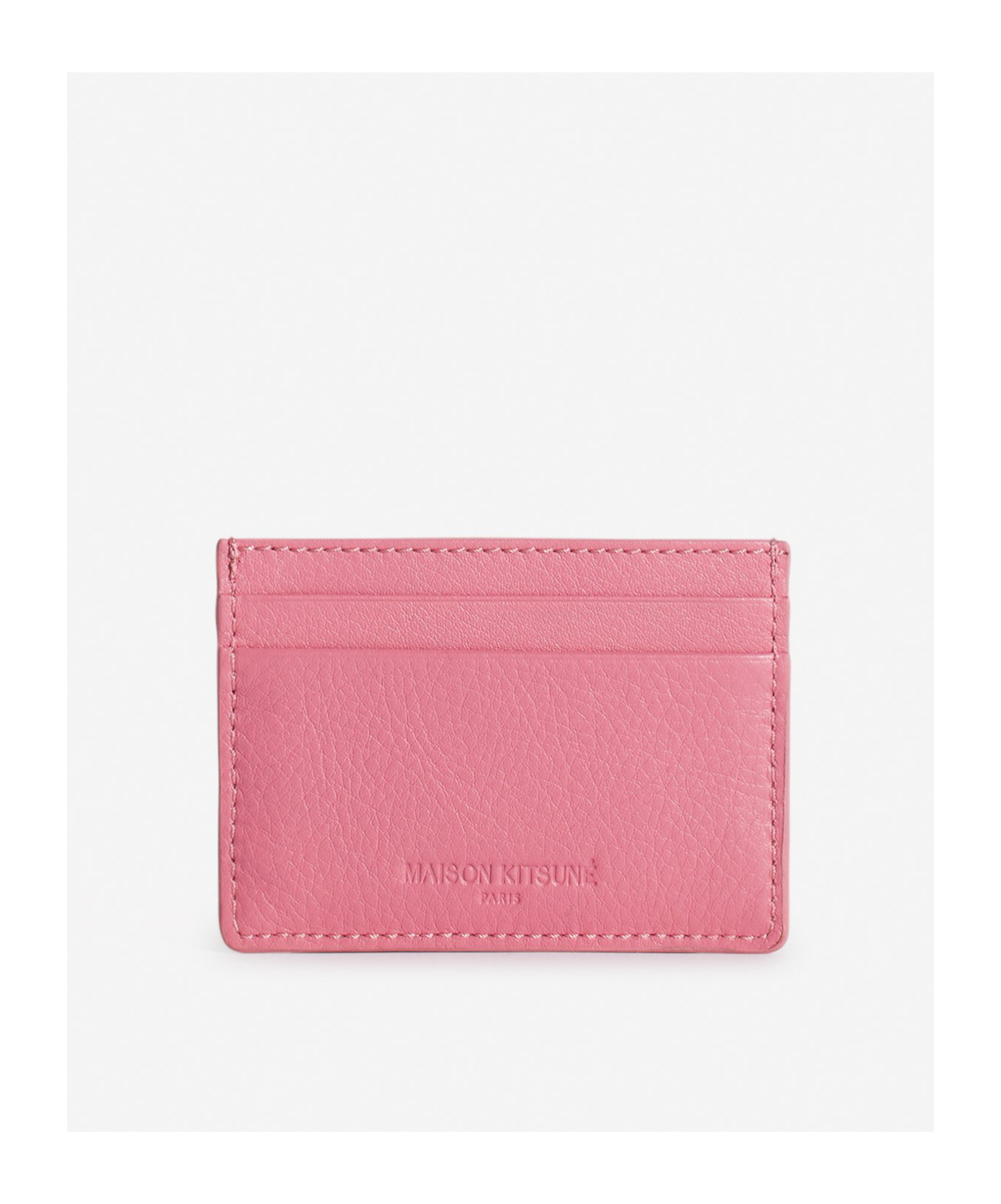 Maison Kitsuné Profile Fox Cardholder In Pink