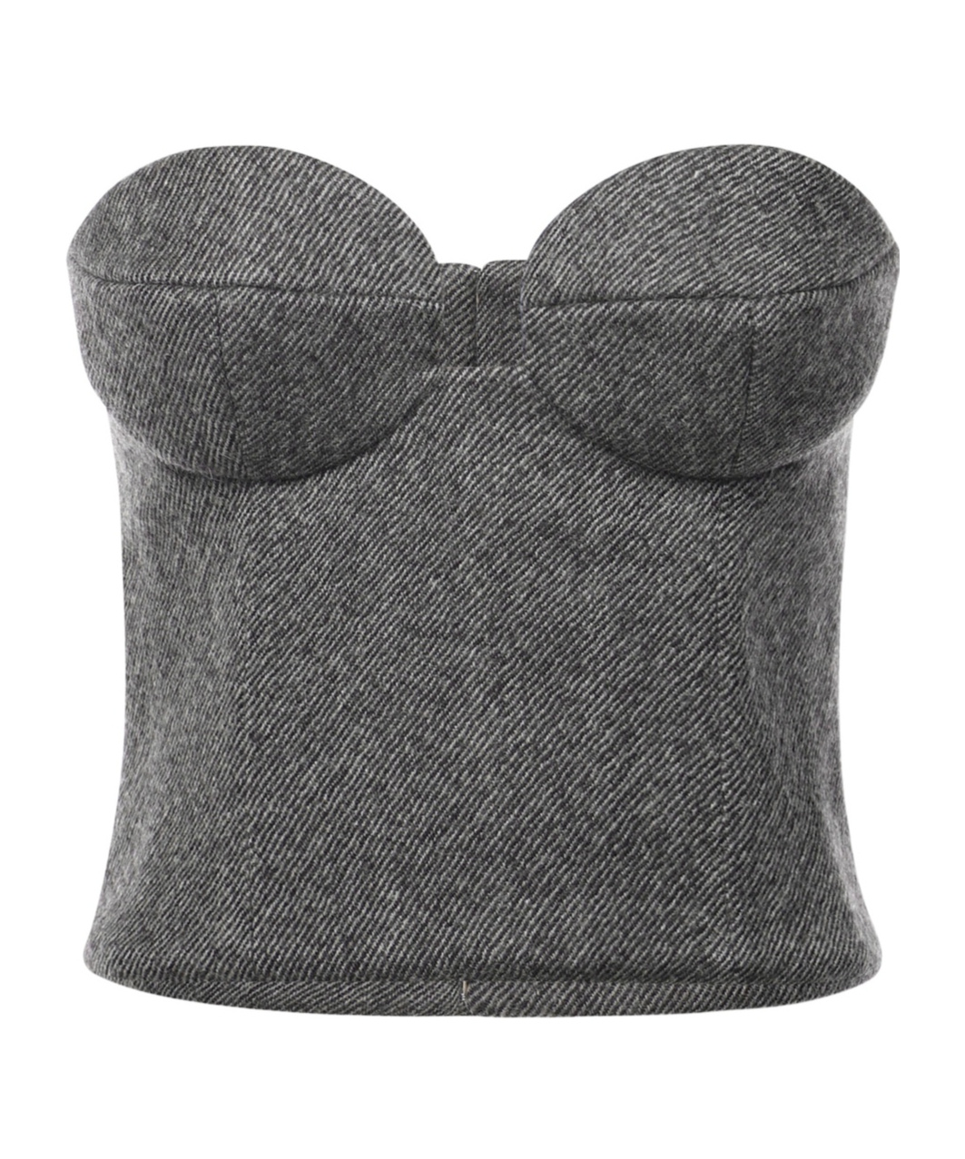 Magda Butrym Zipper Vest In Gray