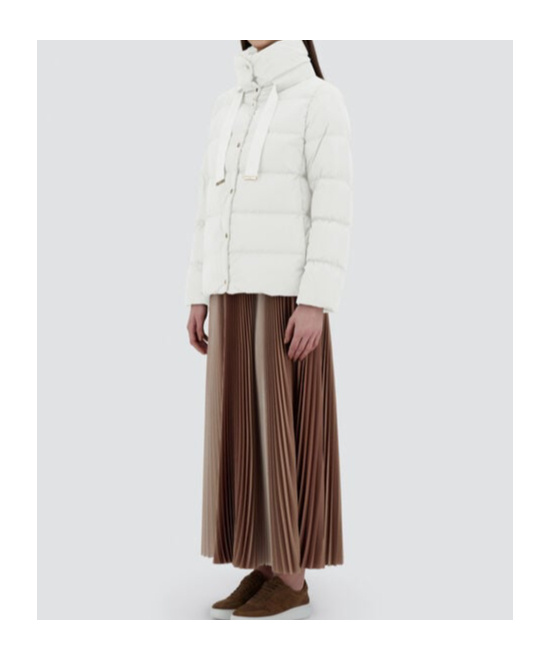 Herno Long-sleeved Down Jacket In White