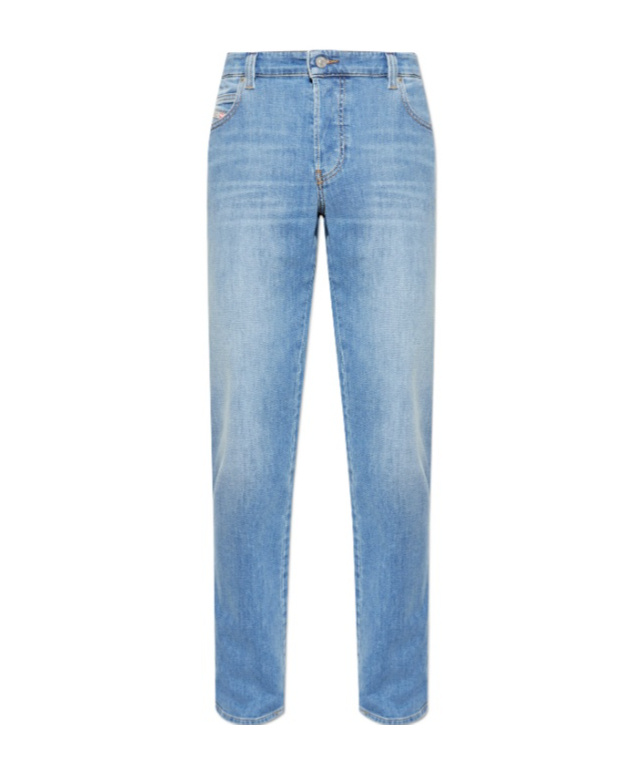 Diesel Mens Blue 1993 D-vyl Straight-leg Denim Jeans In Blue