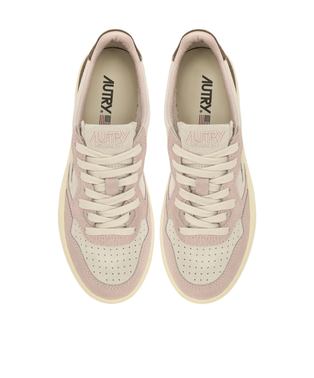 Autry Round Head Low-cut Casual Shoes In Nude