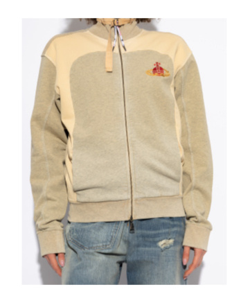 Vivienne Westwood Gray & Beige Alien Track Jacket In Nude