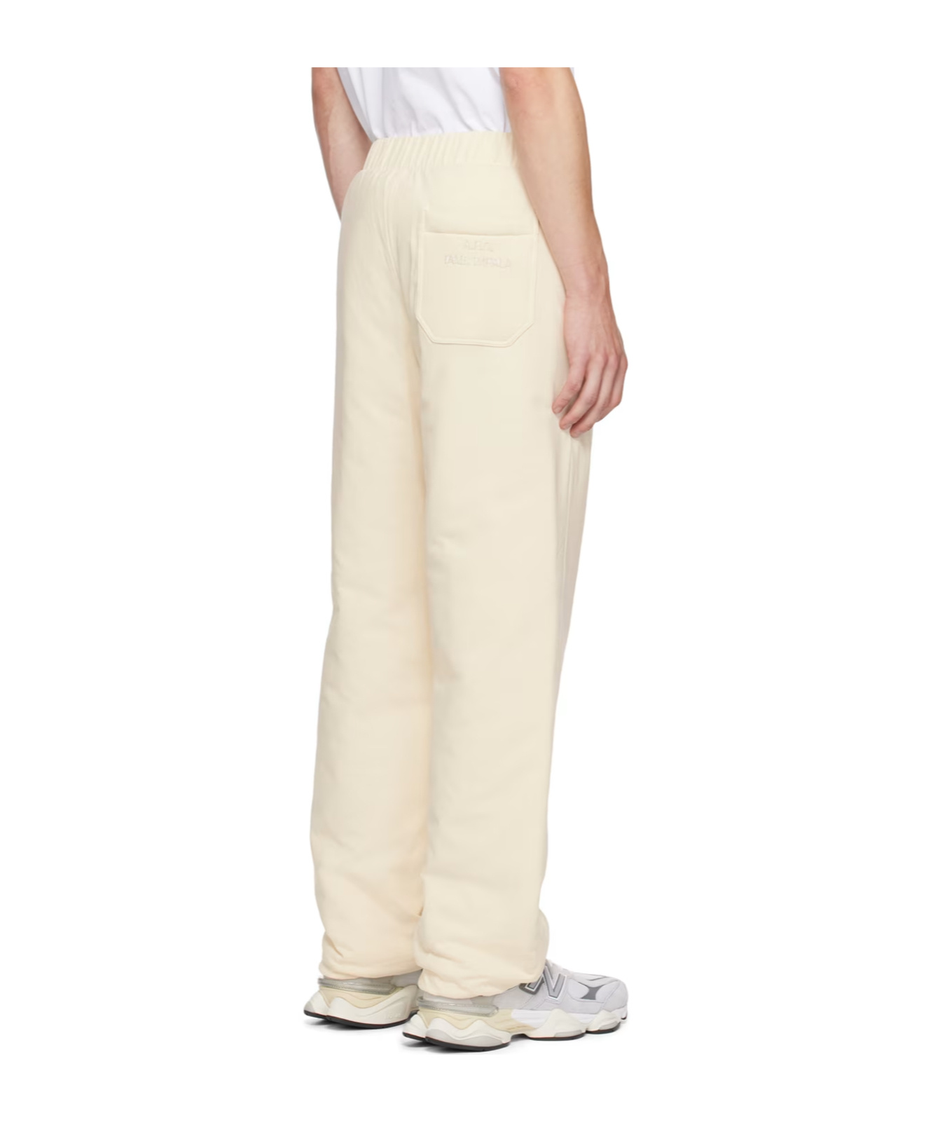 Apc Elastic Waist-edge Sweatpants In White