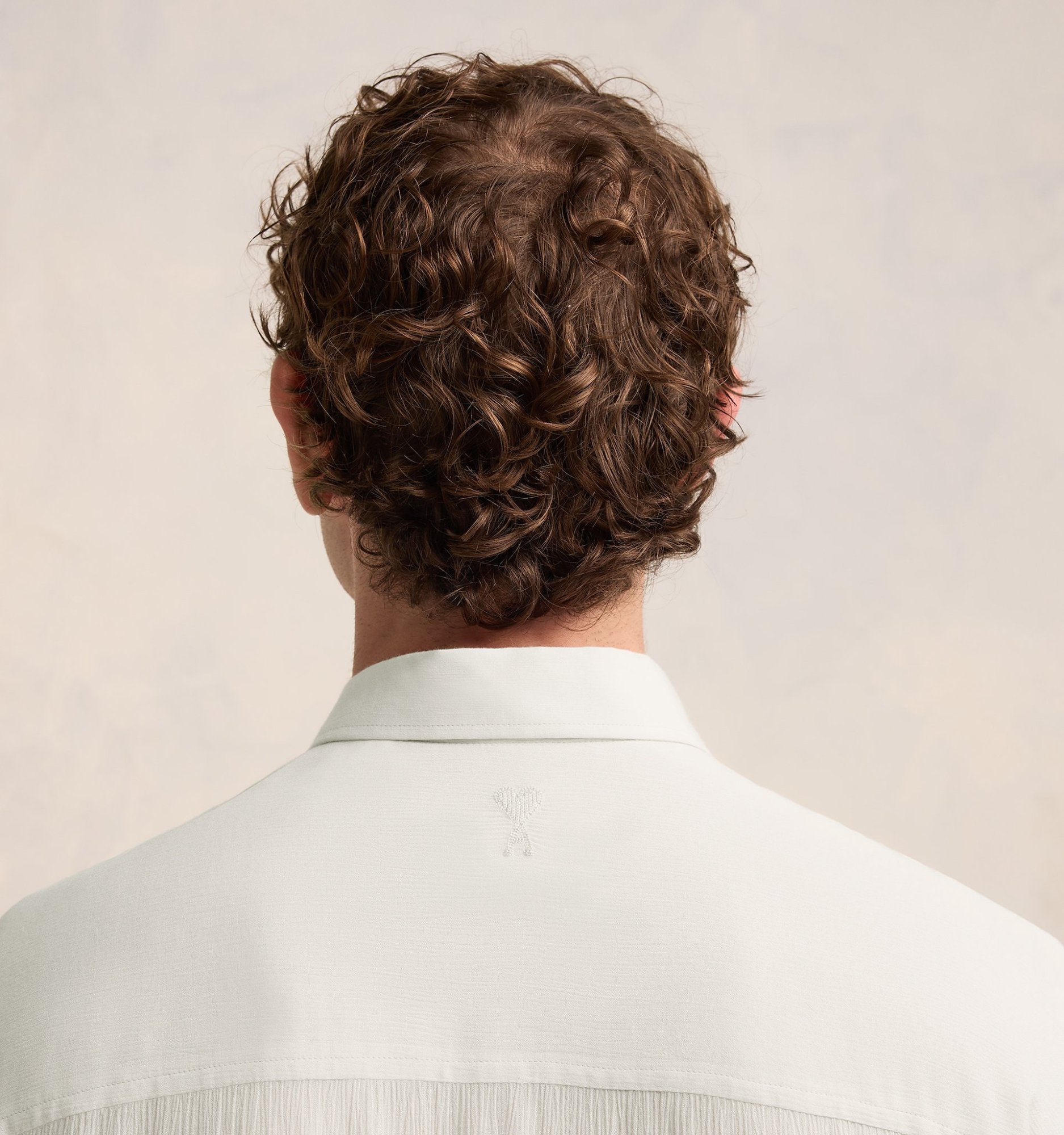 Ami Alexandre Mattiussi Ami Paris Short Sleeve Cotton Shirt In White