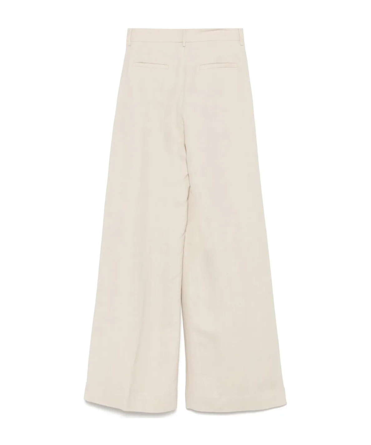 Antonelli Pleated Detail Casual Pants In Neutral