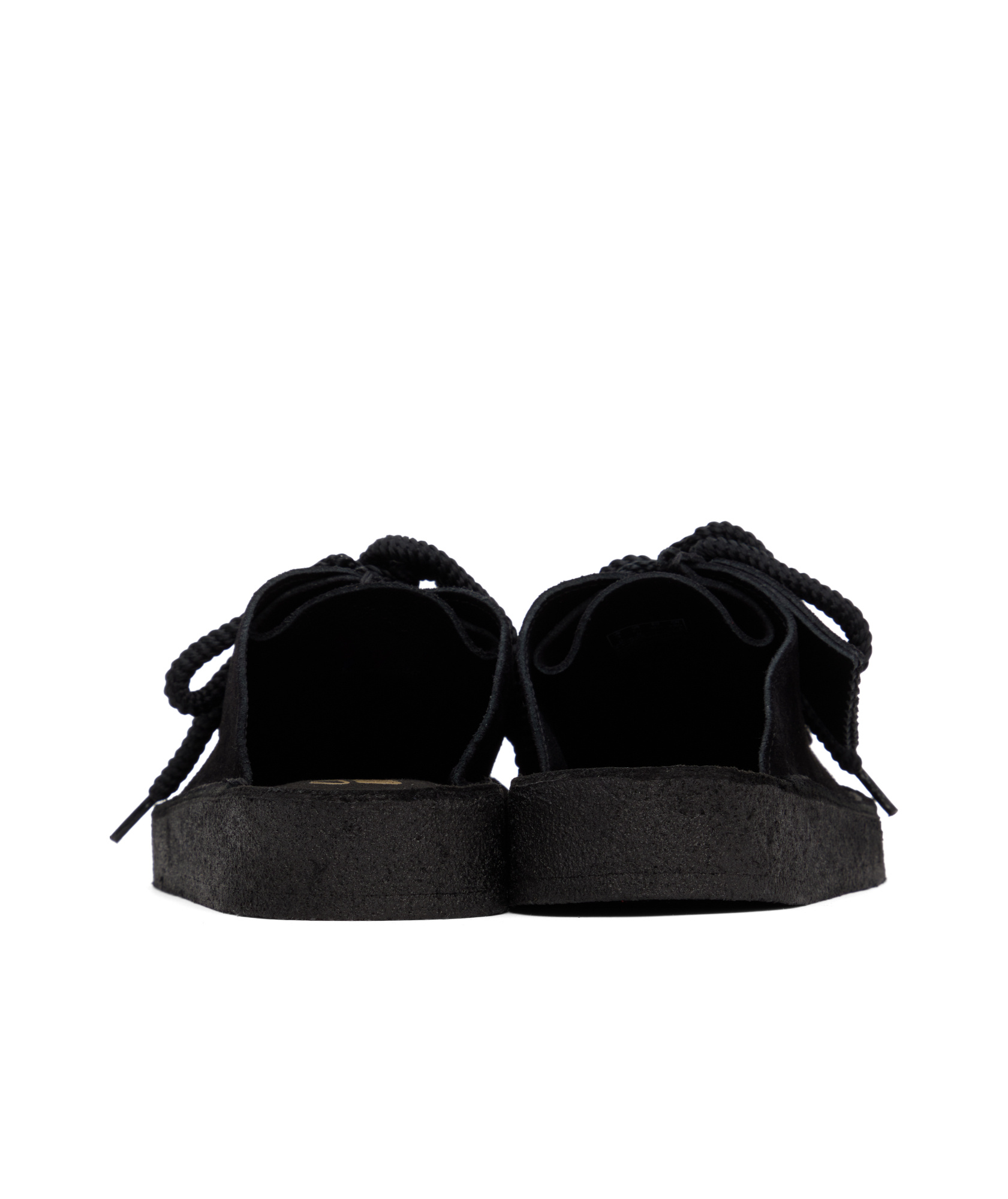 Clarks Lace-up Mules In Black