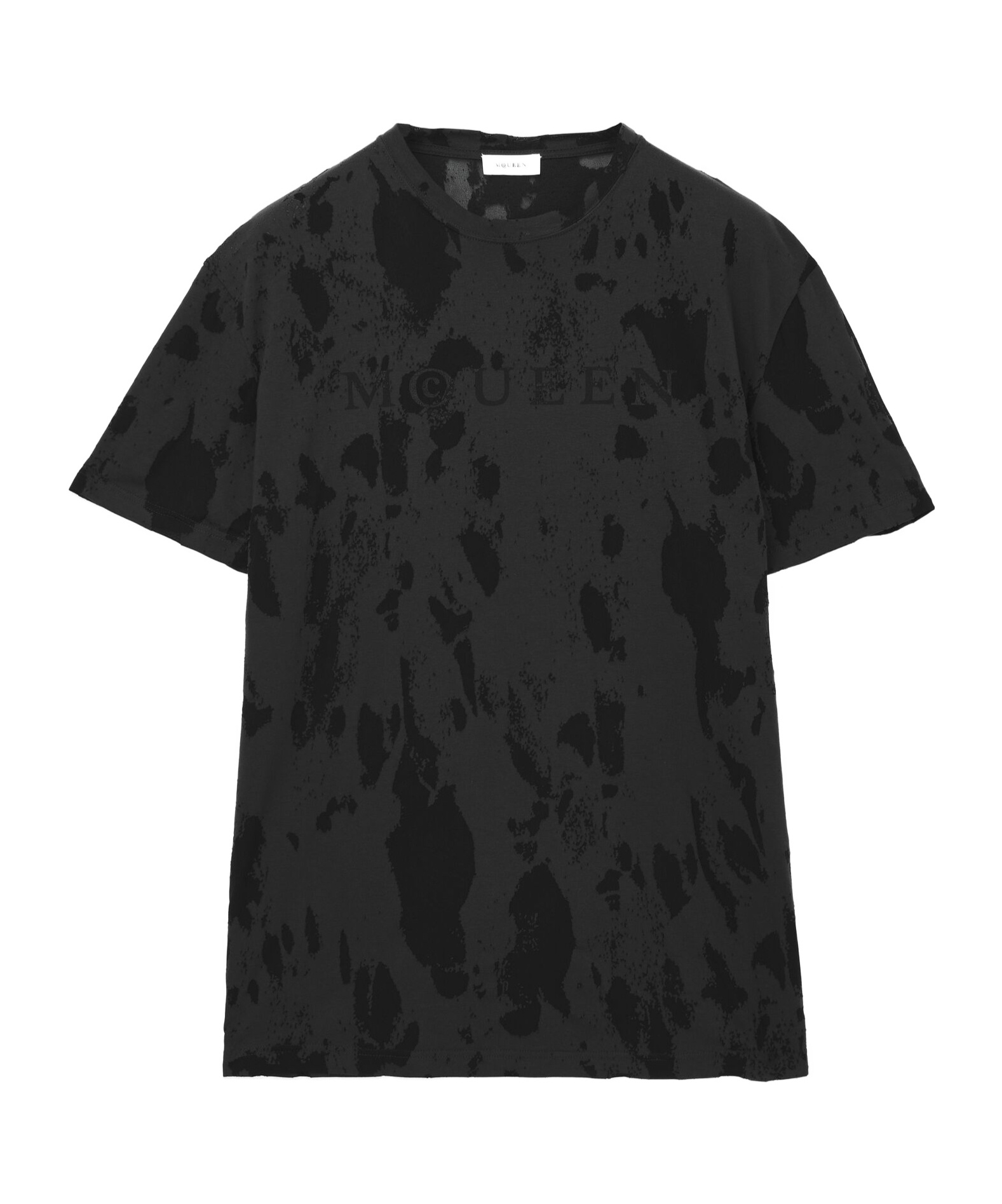 Alexander Mcqueen Skull Embroidered Tie-dye T-shirt