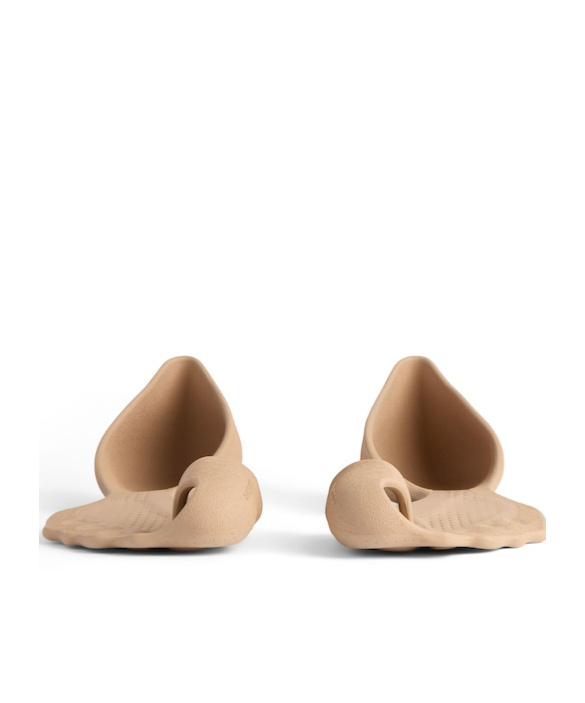 Balenciaga Flat Sole Open Toe Eva Zero Sneakers In Neutral
