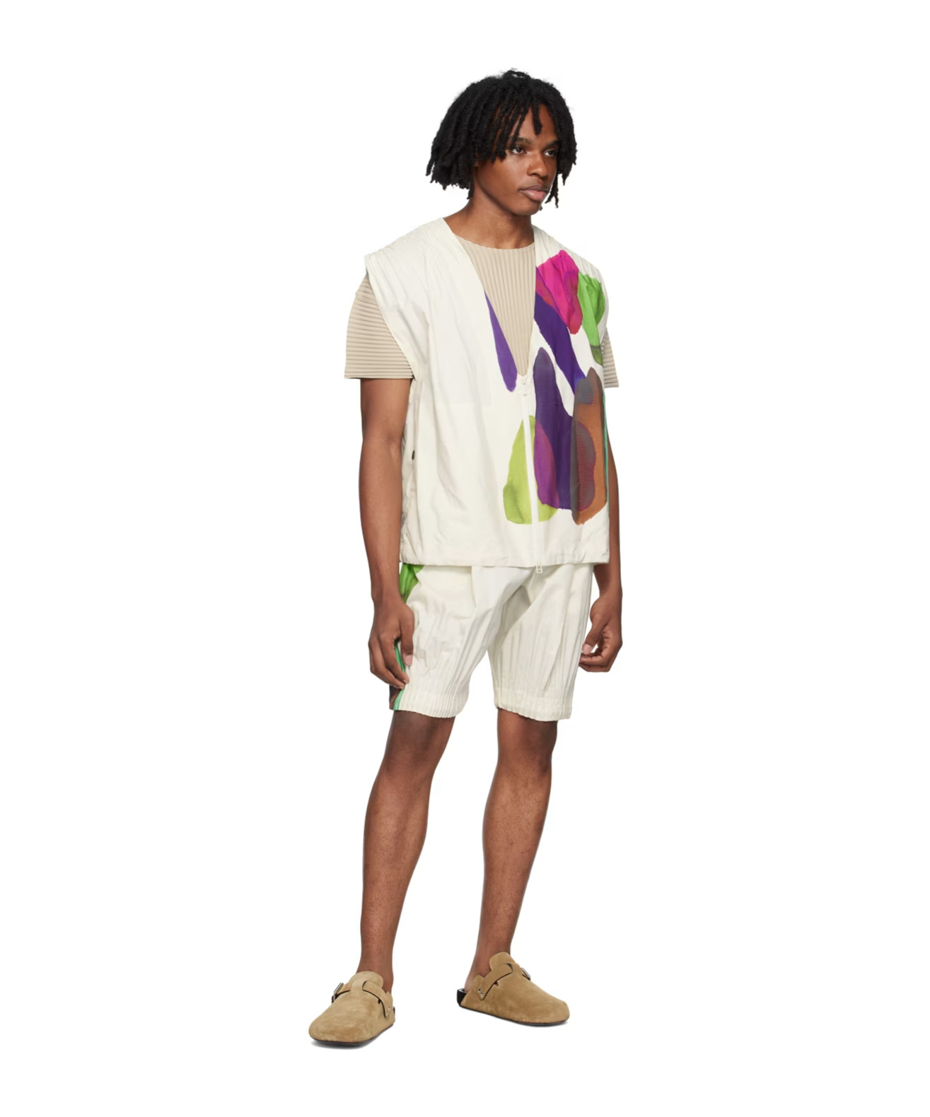 ISSEY MIYAKE FRONT ZIPPER VEST