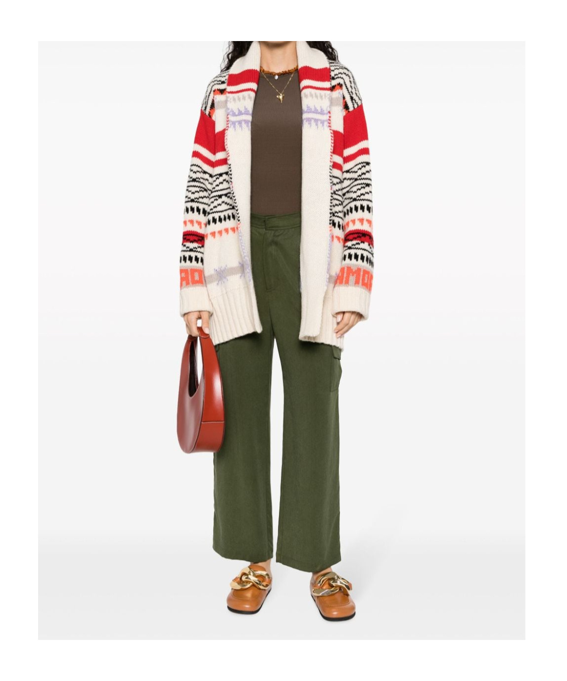Shop Giada Benincasa Long-sleeved Sweater In Multicolor