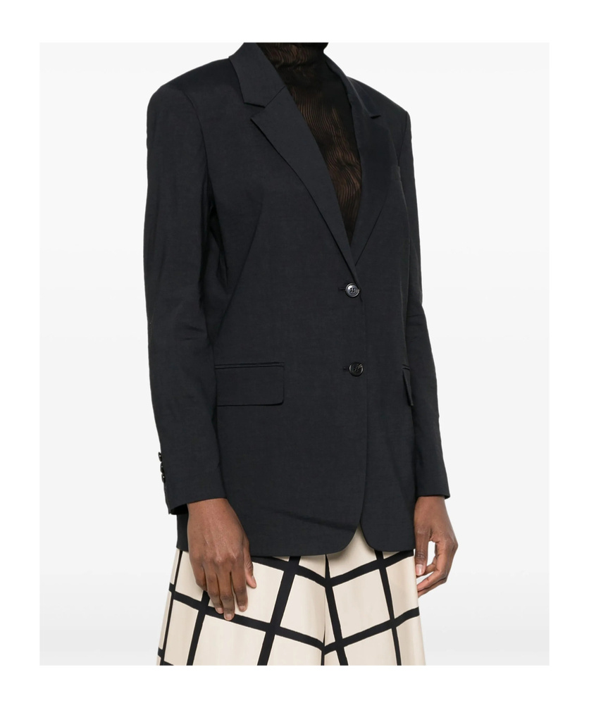 Theory Long Sleeve Blazer In Black