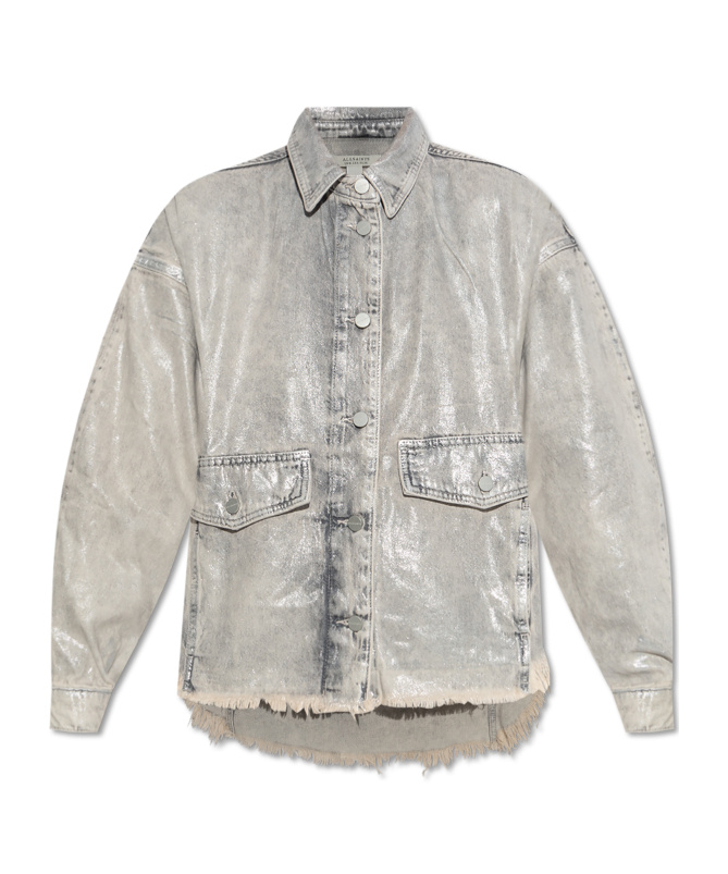 Allsaints Hettie Jacket In Gray