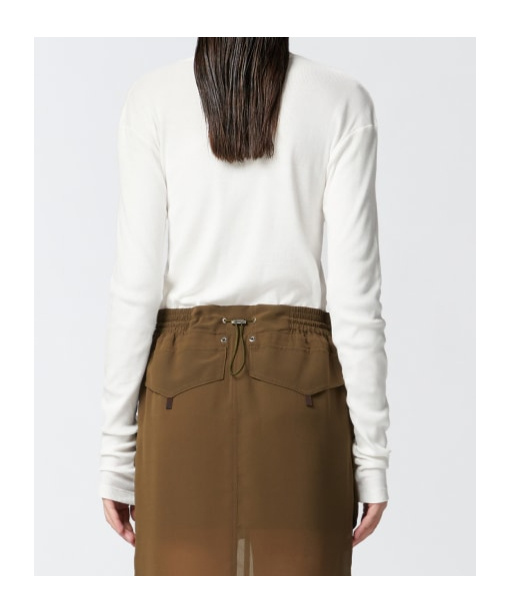 Pinko Long-sleeved Sweater In White