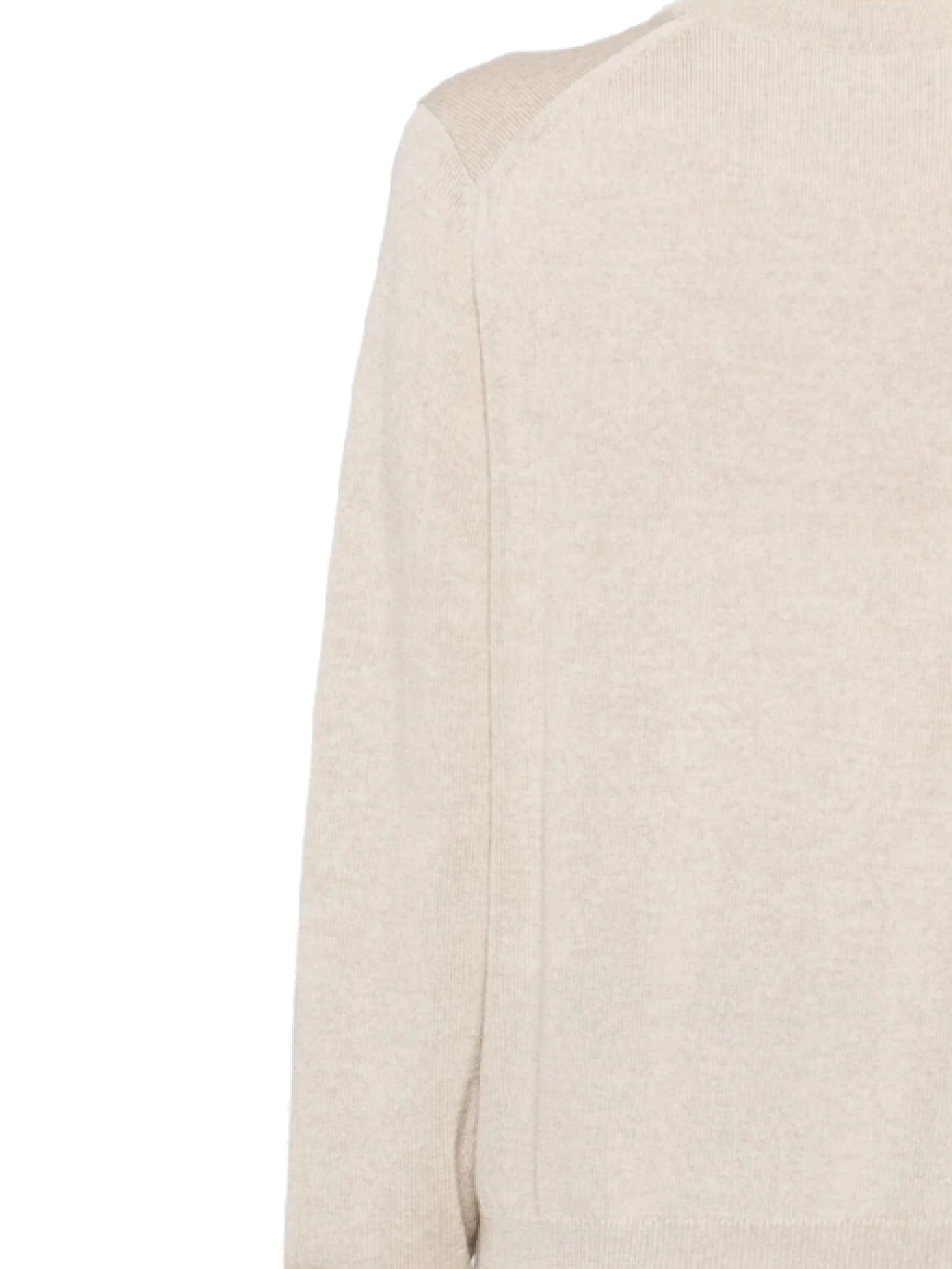 Maison Kitsuné Baby Fox Embroidered Merino-wool Sweater In Neutral