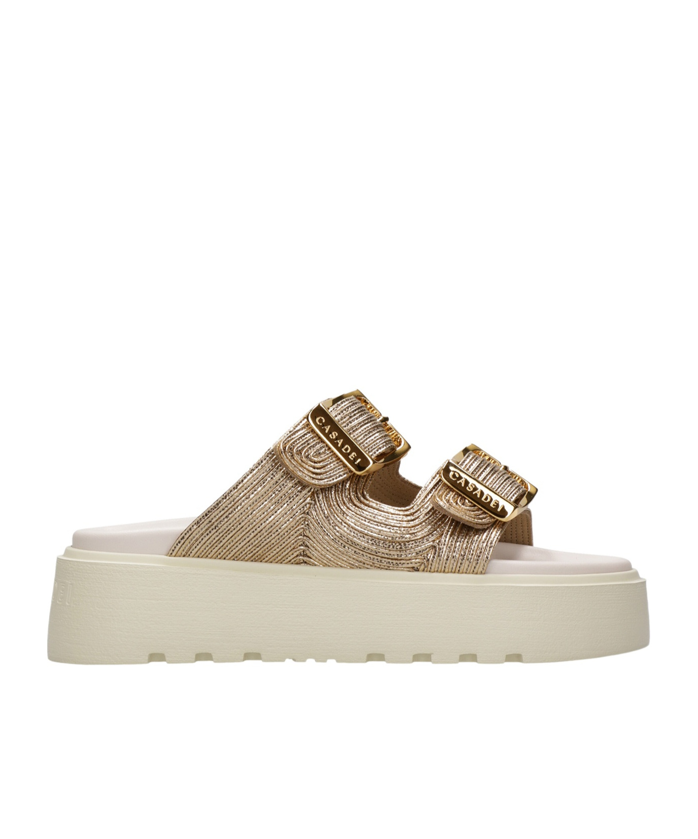 Casadei Platform Slippers In Animal Print