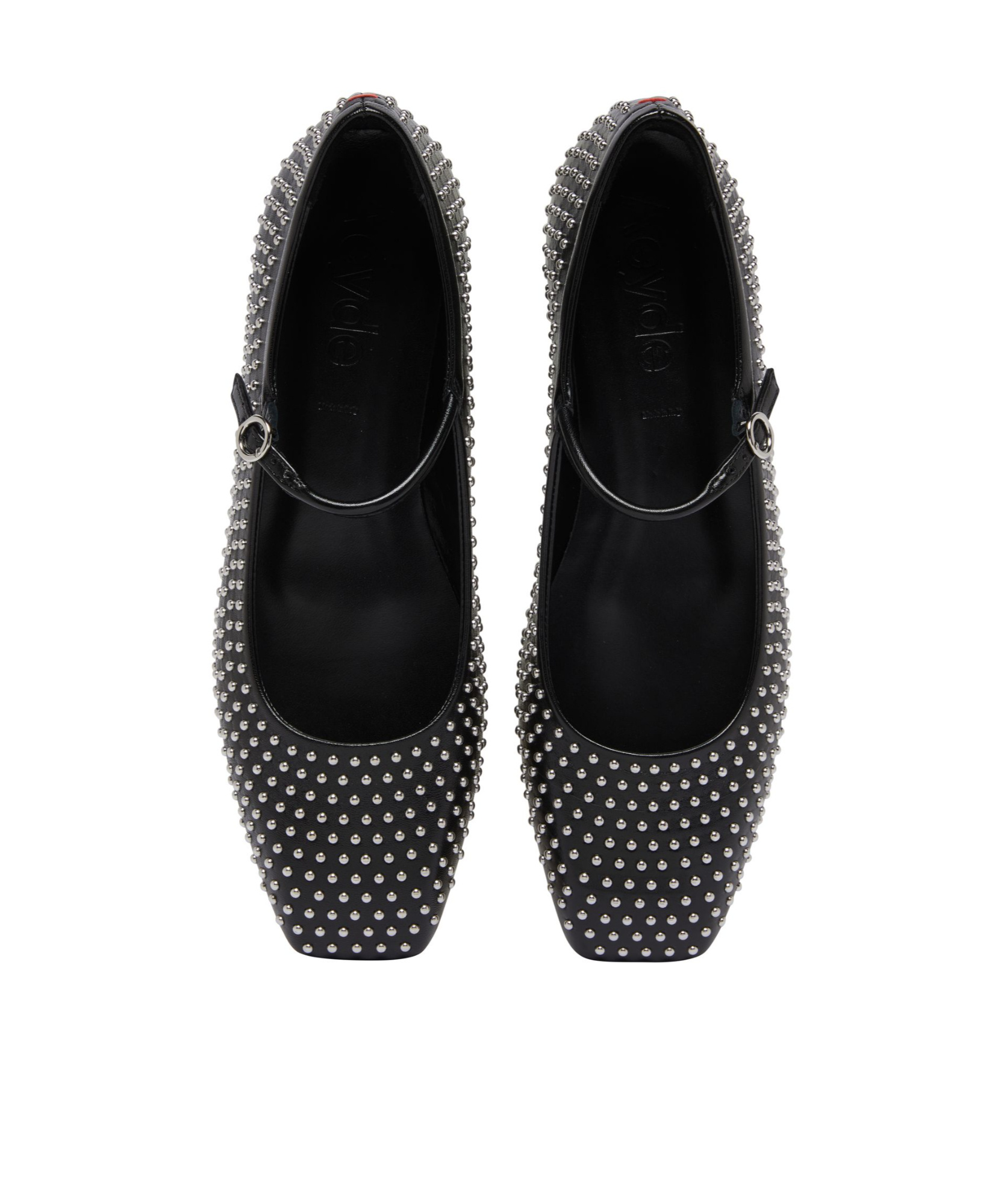 Aeyde Square Toe Ballet Flats In Black