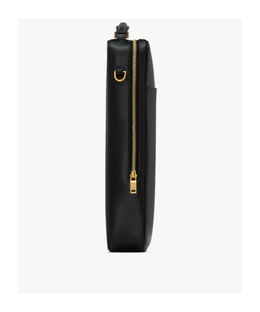 Saint Laurent Small Case In Smooth Leather In Black