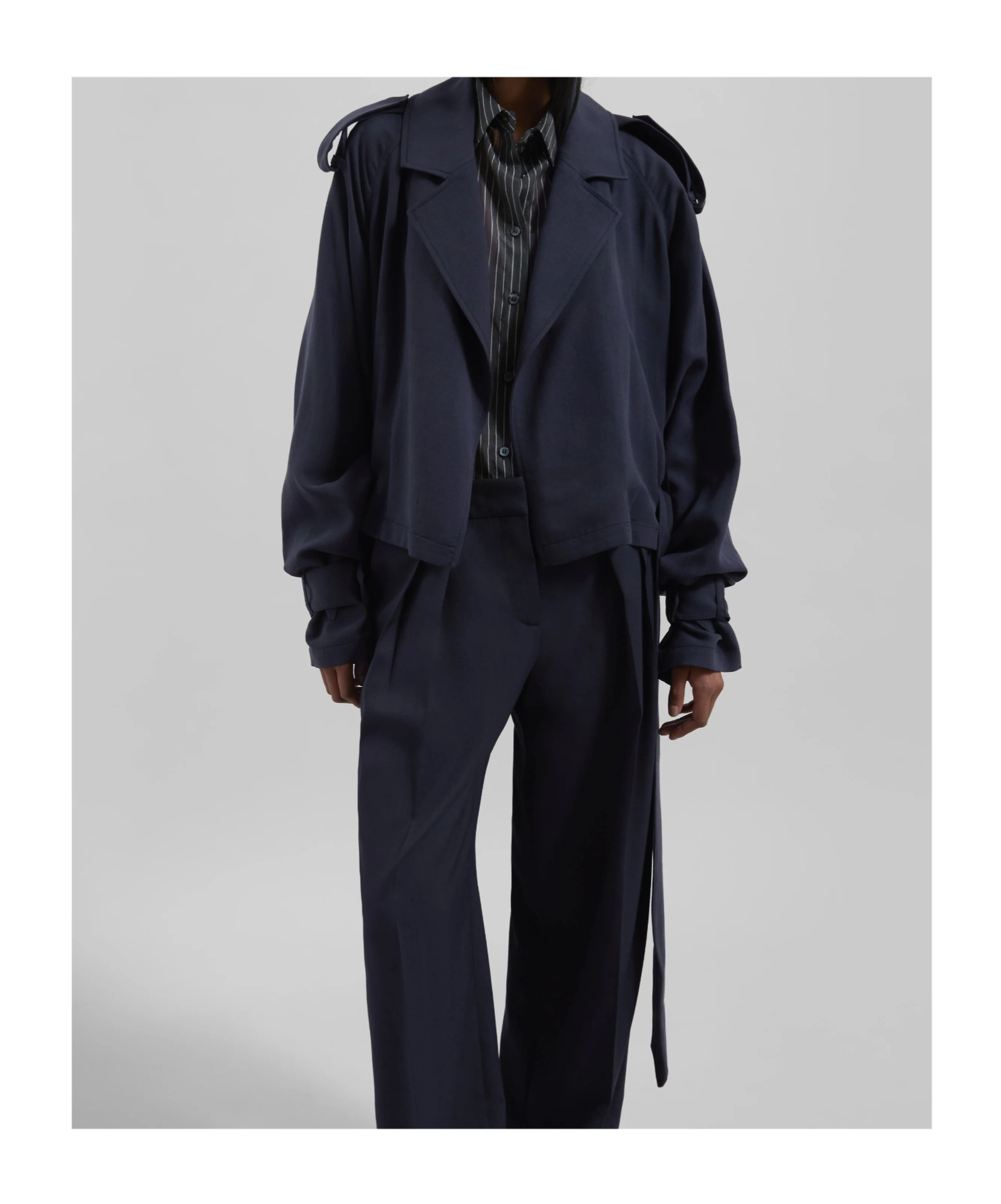 The Frankie Shop Short Trench Coat Simona