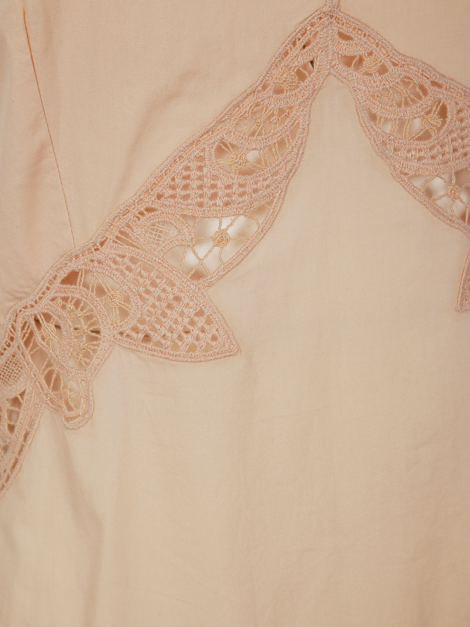 Shop Twinset Broderie-anglaise Halterneck Maxi Dress