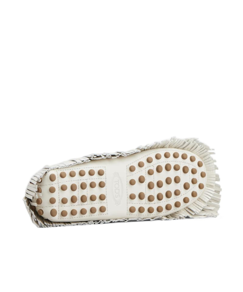 Tod's Tassel Business Dress Shoes In White