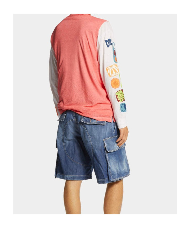 Dsquared2 Denim Cargo Shorts
