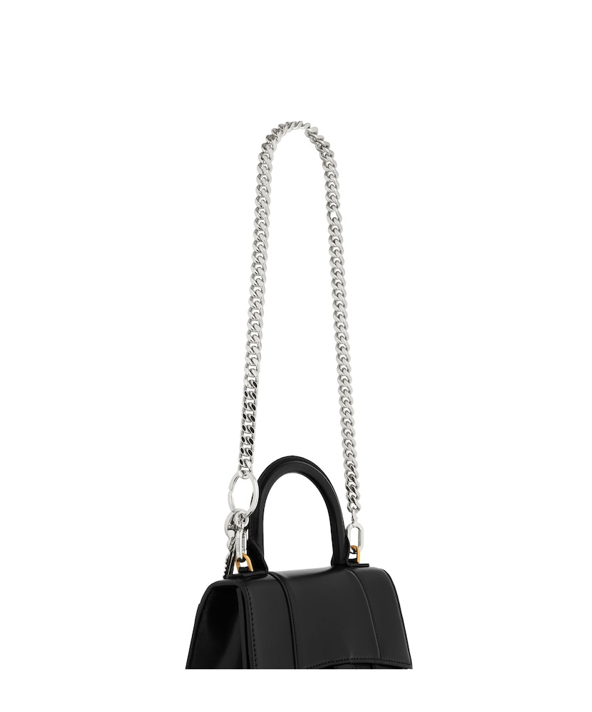 Balenciaga Women's Hourglass Chain Strap In Silver