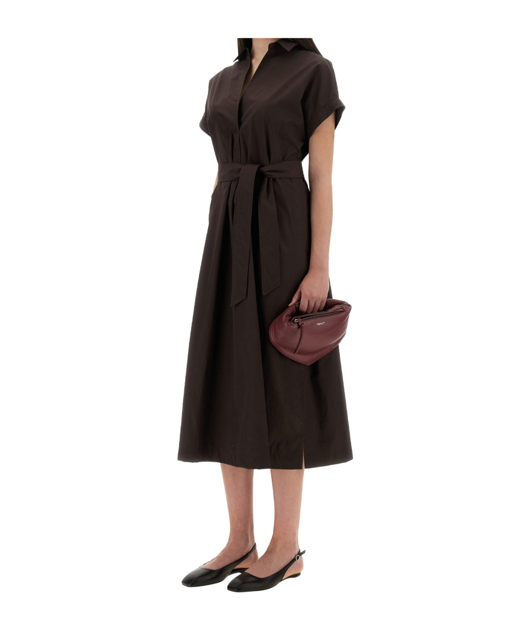 Aspesi Long Dress With Side Slits