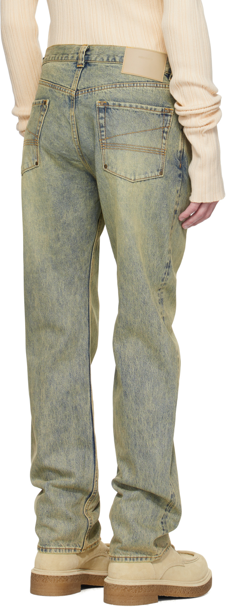 Entire Studios Slem Jeans In Surface Wave