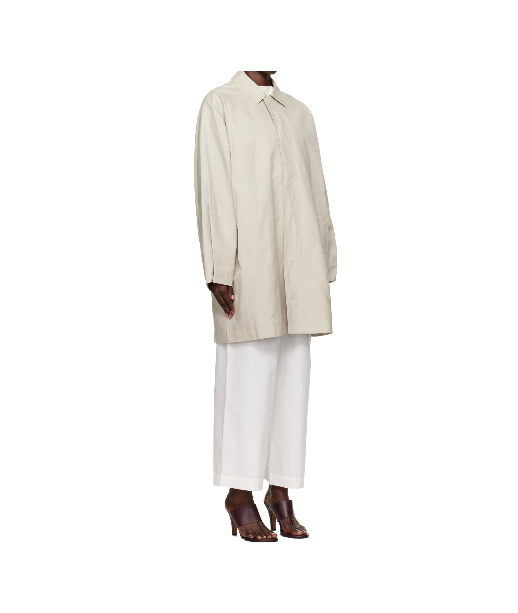 Baserange Long Sleeve Windbreaker In Neutral