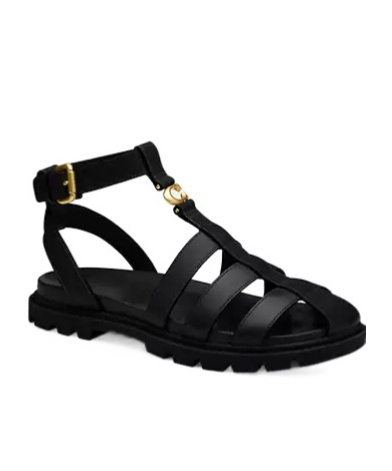 COACH SCULPTED-C FISHERMAN SANDALS