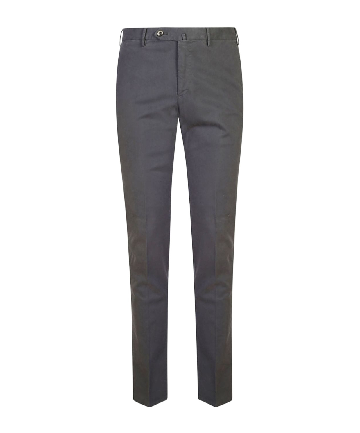 Pt01 Slim-cut Chinos In Gray