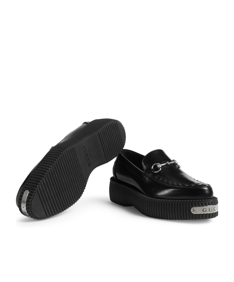 Gucci Men's Damien Creeper Bit Loafers In Black