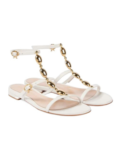 Gianvito Rossi Thin-strap Flat Thong Sandals In Transparent