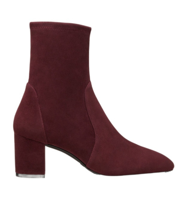 Stuart Weitzman Thick Heeled Short Boots In Brown