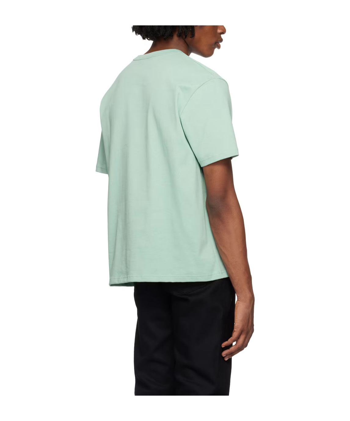 Apc Logo-print Organic-cotton T-shirt In Green