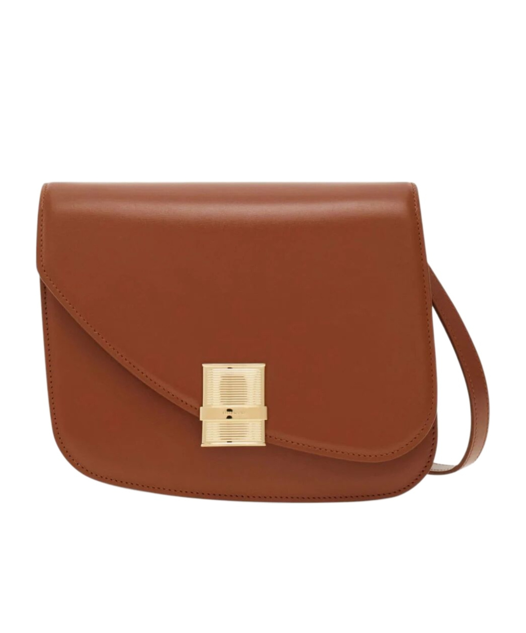 Shop Ferragamo Flip Shoulder Bag In Red
