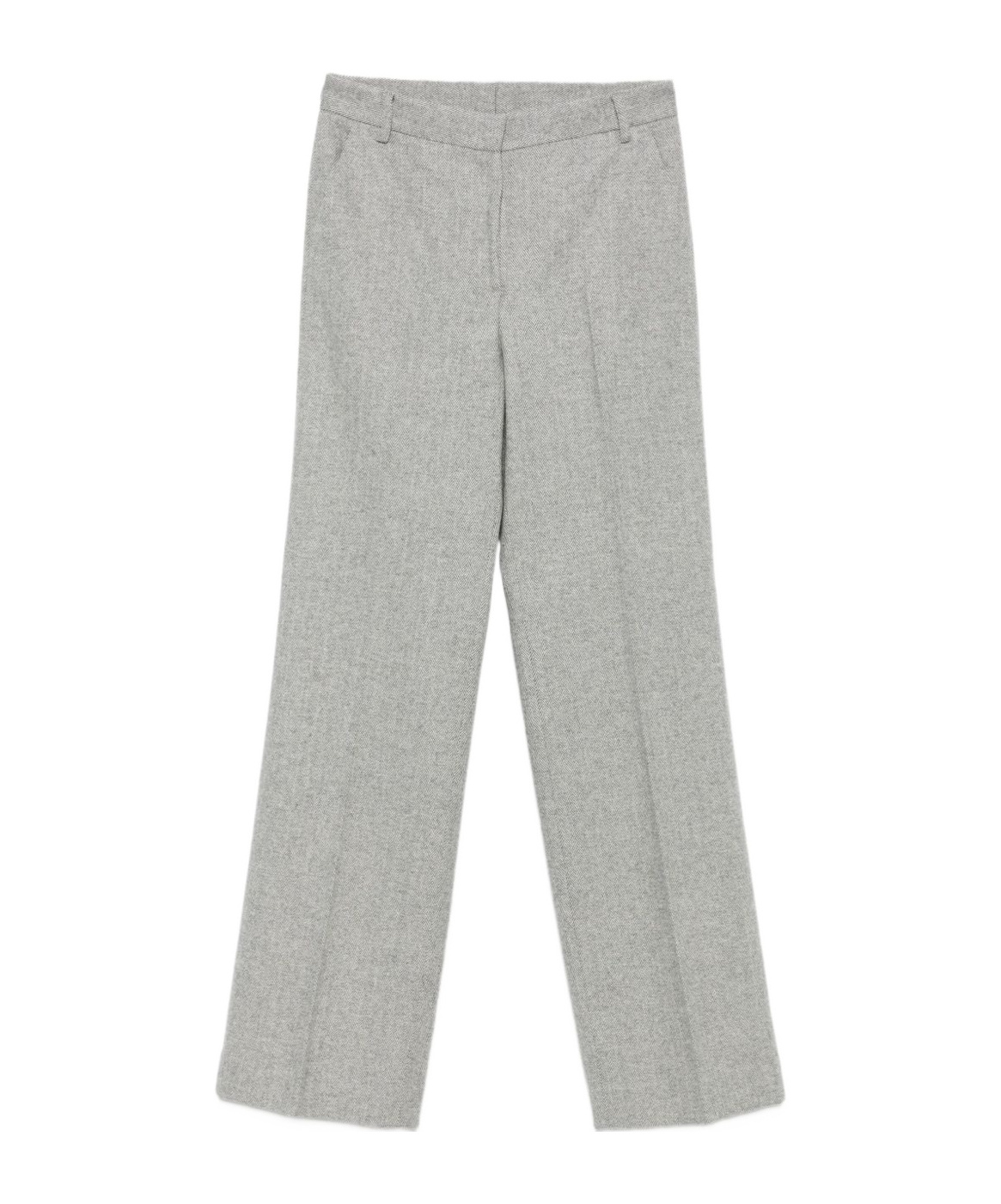 Antonelli Belt Loop Casual Pants In Gray